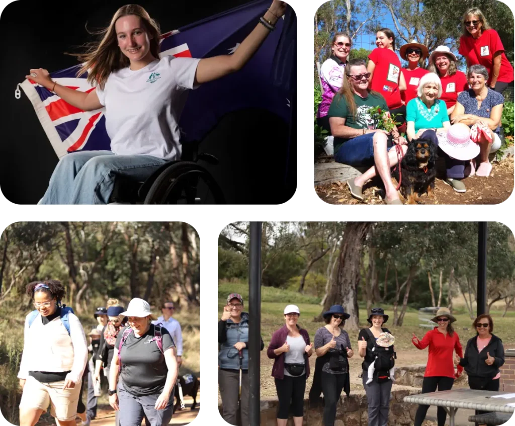 A collage of former Community Grants winners.